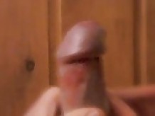 Big cumshot masturbating