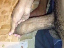 Masturbating cumshot!