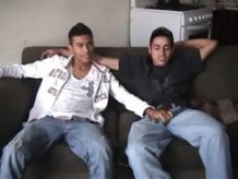 Hot latin guys suck each others pito and then fuck their tight culos with their