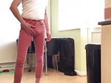 skinny boy in pink 