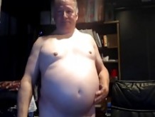 abuelo cum en la webcam