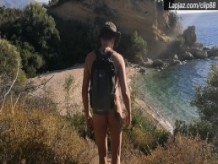 Hermosa playa solo macho auto anal creampie - lapjaz ecosexual ecoporn