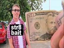 BAIT BUS - Nerdy Straight Guy Nombrado Davyd es engañado por Steven Ponce y Vanessa Foxxx