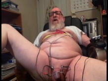 Thehungarianguy Maduro papá electroestimulación semen sesión