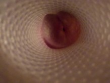 Se folla a un Fleshlight: ¿cómo se ve desde adentro?