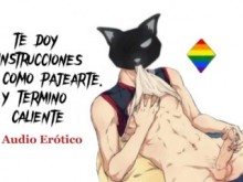 Te doy instrucciones de como pajearte y termino caliente [JOI] [Audio Gay] [Voz de hombre]