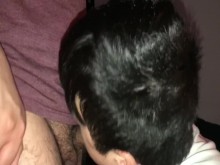 Chupando a un amigo heterosexual durante la película @heismathewn