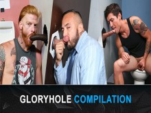 ¡¡Recopilación de folladas duras en el baño rápido y Gloryhole con Rego Bello, Alessio Romero y MÁS!! -Asgmax