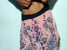 Sexy Teen Sissy se masturba hasta el orgasmo | labios rojos | travesti | mariquita