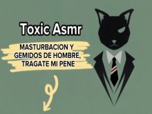 Hombre masturbándose y gimiendo, chúpame la polla [Asmr] [Voz masculina sexy]