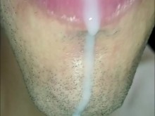 POR FAVOR FOLLA MI GARGANTA, FÓLLALA DURO, SLOOPY, tongue, saliva, lengua, PRIMER PLANO