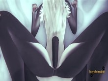 Furry Yiff Yaoi POV Dos gatos gemelos sexo duro mamada y follada - Japonés Asiático Manga Anime Fursuit Porno Gay 3D