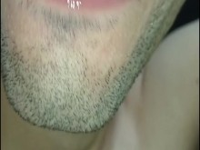 tongue, saliva, lengua , sloopy, sucking, escupir fetish, lengua larga y babeante primer plano