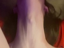 Garganta profunda Eddy toma una polla