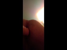 Twink juega con mi consolador realista