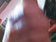 Hermosa cabeza de hongo grande