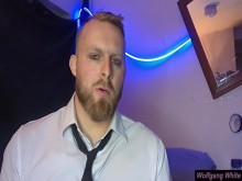 Tu matón de la escuela secundaria te folla la garganta en Nochevieja - Juego de rol masculino en solitario POV - Charla sucia y corrida