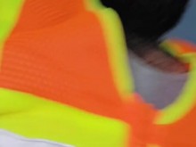 Trabajador de la construcción se folla a su muñeca sexual en POV