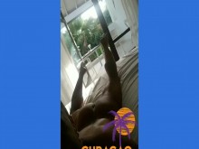 mostrando mi culo