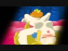 Fiesta de pijamas mágica U - Princesa Peach y Princesa Daisy