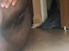 Culo gordo siendo follado con consolador