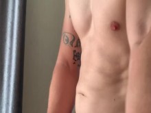 Polla gimiente LUBRICADA larga sopla una corrida masiva