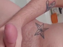 Corrida en el baño