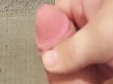 Frotando uno rápido para que no me atrapen