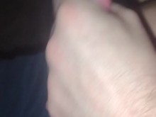 Novio masturbándome pero quiere verme terminar.